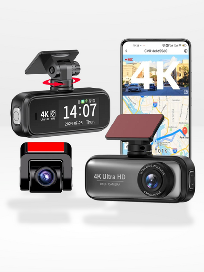 Caméra de Surveillance 4K Wi-Fi avec Enregistrement