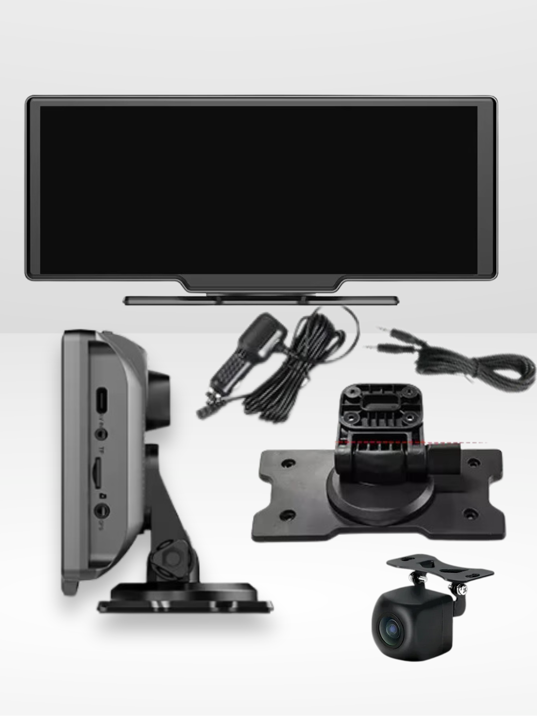 Écran de Navigation CarPlay avec Caméra de Recul Intégrée