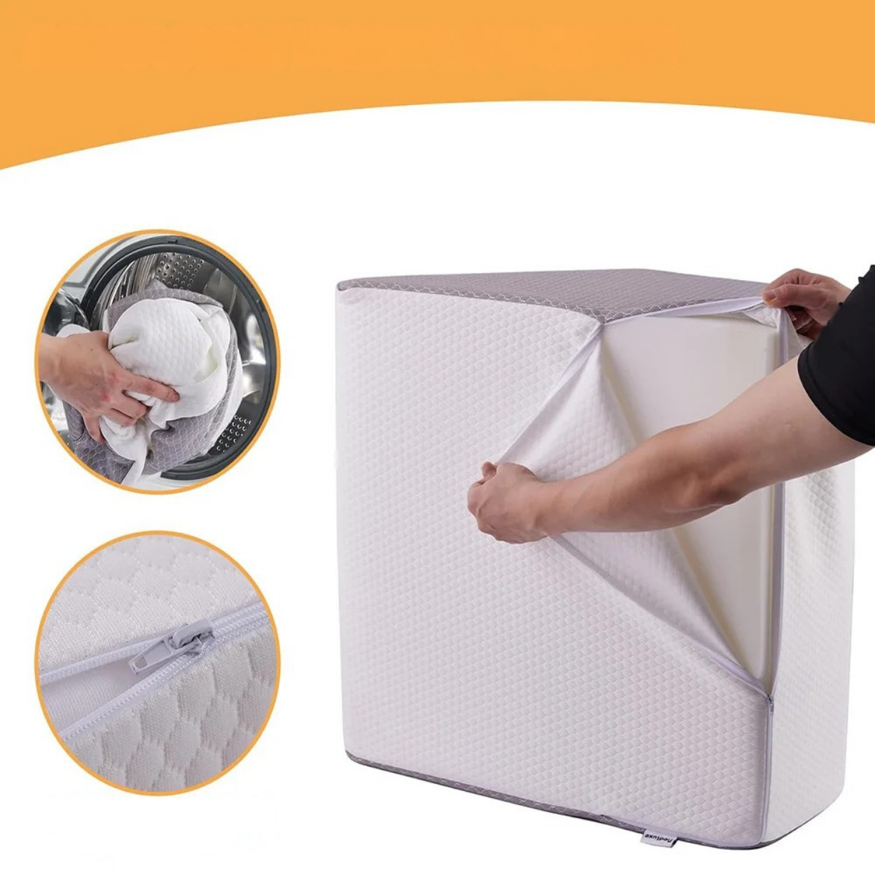 Coussin Orthopédique pour Jambes avec Réhausse pour Lit