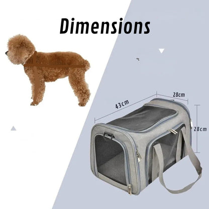 Sac de Transport Chien pour Voiture Confortable et Sécurisé