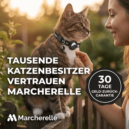 Macherelle™ – GPS Halsband Katze Kein Abonnement | Kompatibel mit iOS & Android