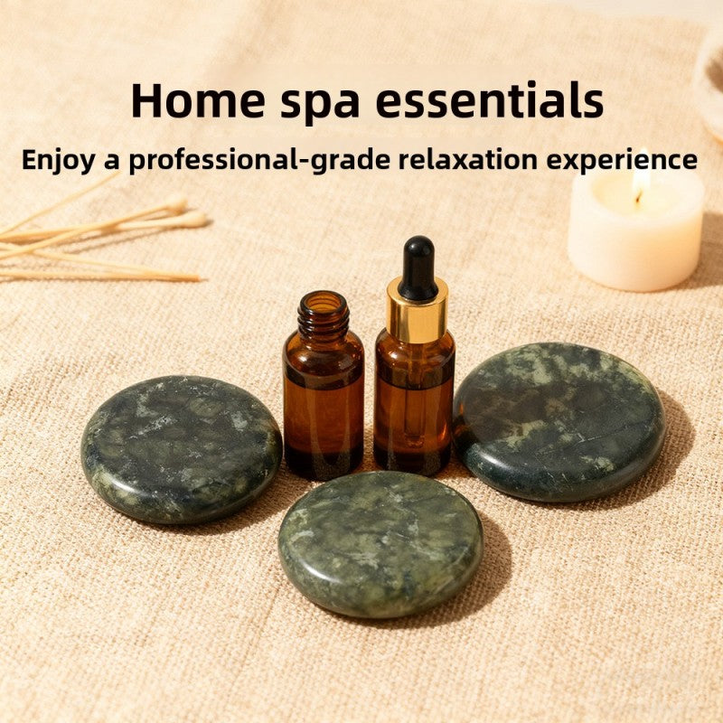 Pierres de Massage Chaudes en Pierre de Jade Naturelle