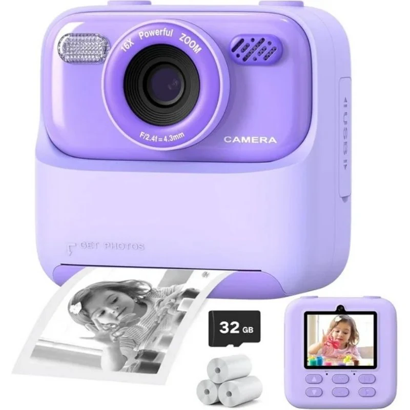Marcherelle™ – Appareil Photo Enfant Instantané pour Moments Créatifs