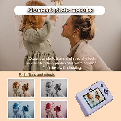Marcherelle™ – Appareil Photo Enfant À Impression Instantanée Créative