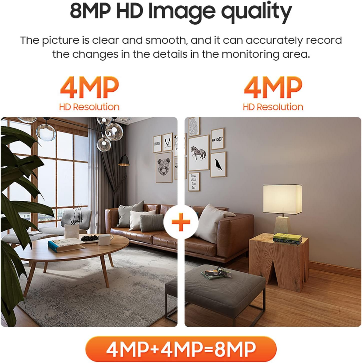 Marcherelle™ – Caméra de Sécurité WiFi Double Objectif Vision HD