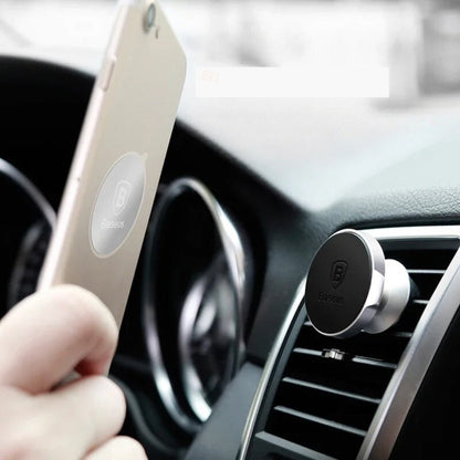 Support Téléphone Voiture Aimanté pour Grille de Ventilation