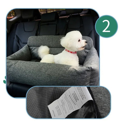 Siège Auto pour Chien Confortable et Sécurisé