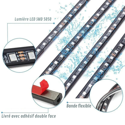 Lampe LED Sous Voiture Design Futuriste