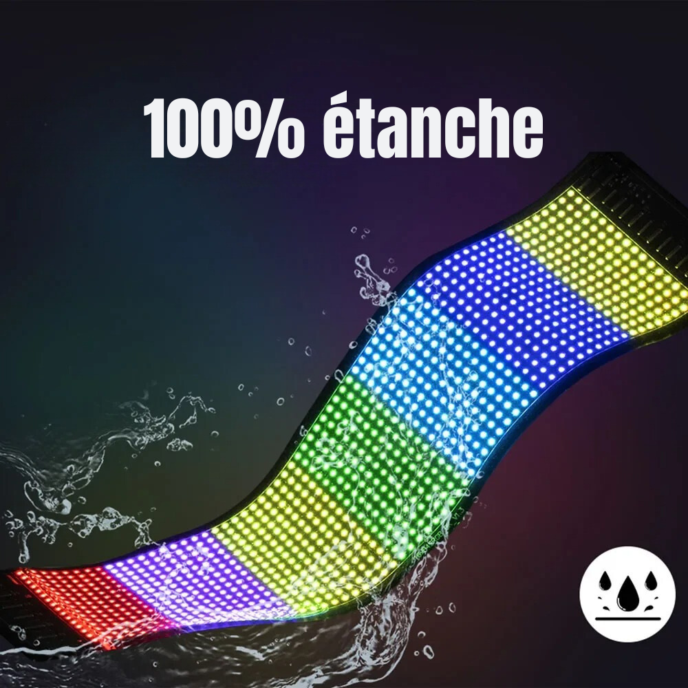 Panneau LED Auto Personnalisable et Réglable