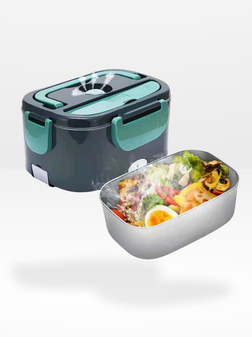 Boîte à Lunch Chauffante avec Thermos pour Repas Chaud