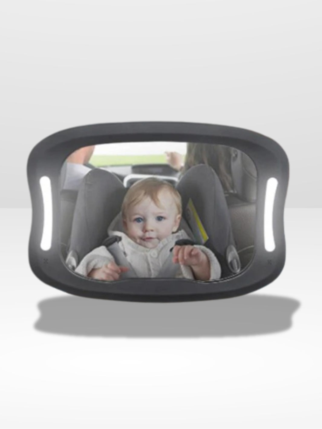 Miroir de Surveillance Bebe pour Voiture avec LED