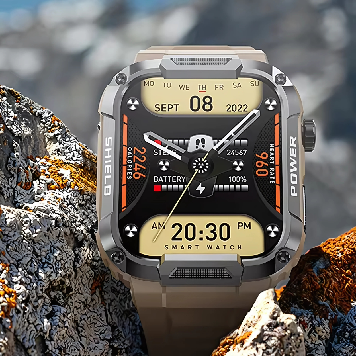 Montre Connectée MK66 Étanche et Design Élégant