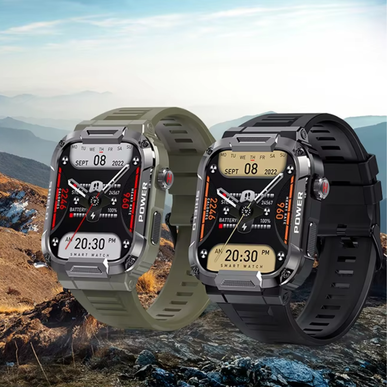 Montre Connectée MK66 Étanche et Design Élégant