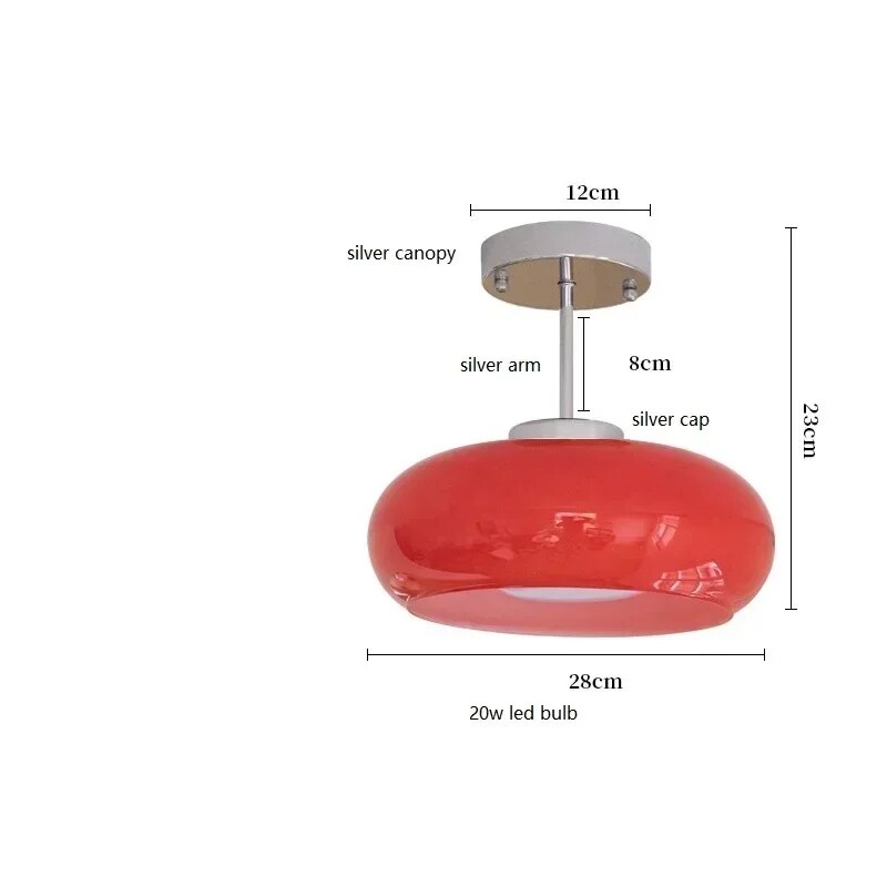 Lumière Élégante - Lustres LED en Verre Transparent
