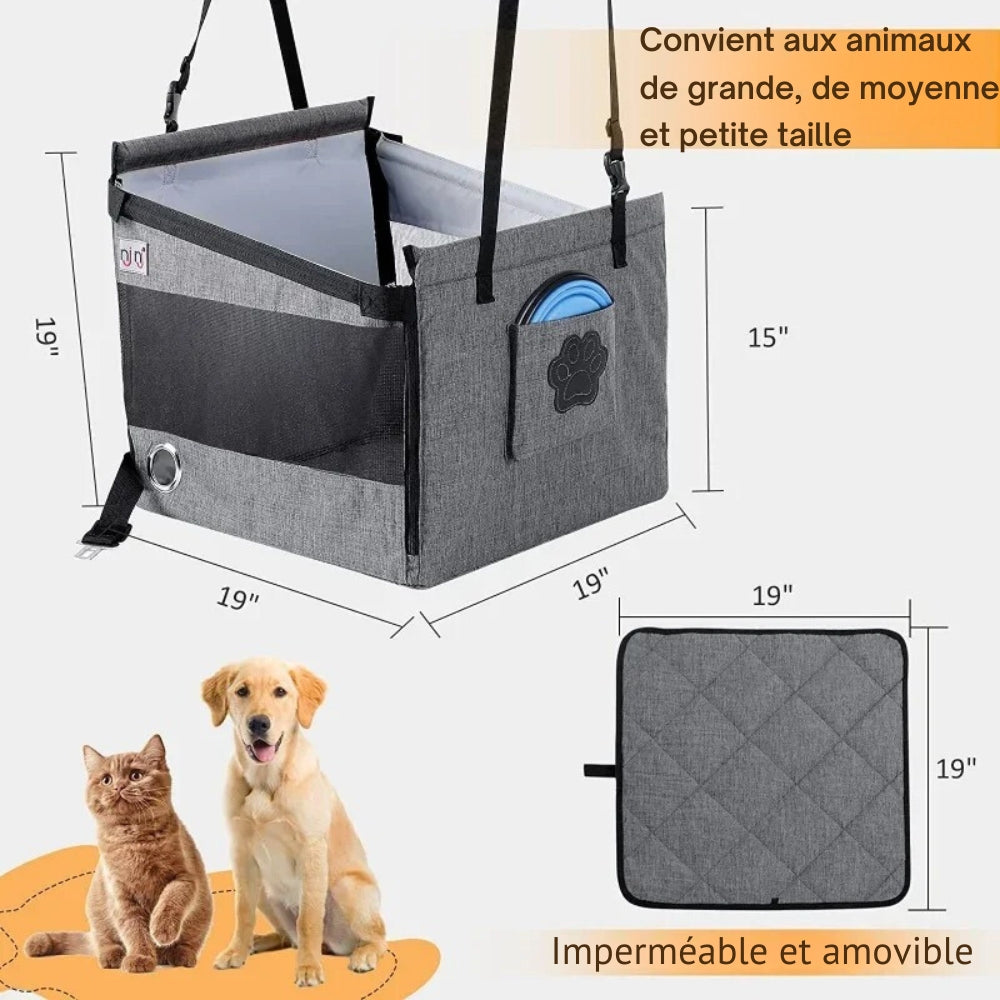Panier de Transport Chien pour Voiture