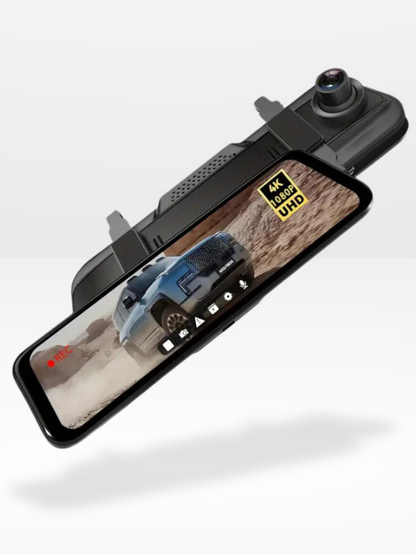 Rétroviseur Caméra 4K Avant/Arrière avec CarPlay et Enregistrement