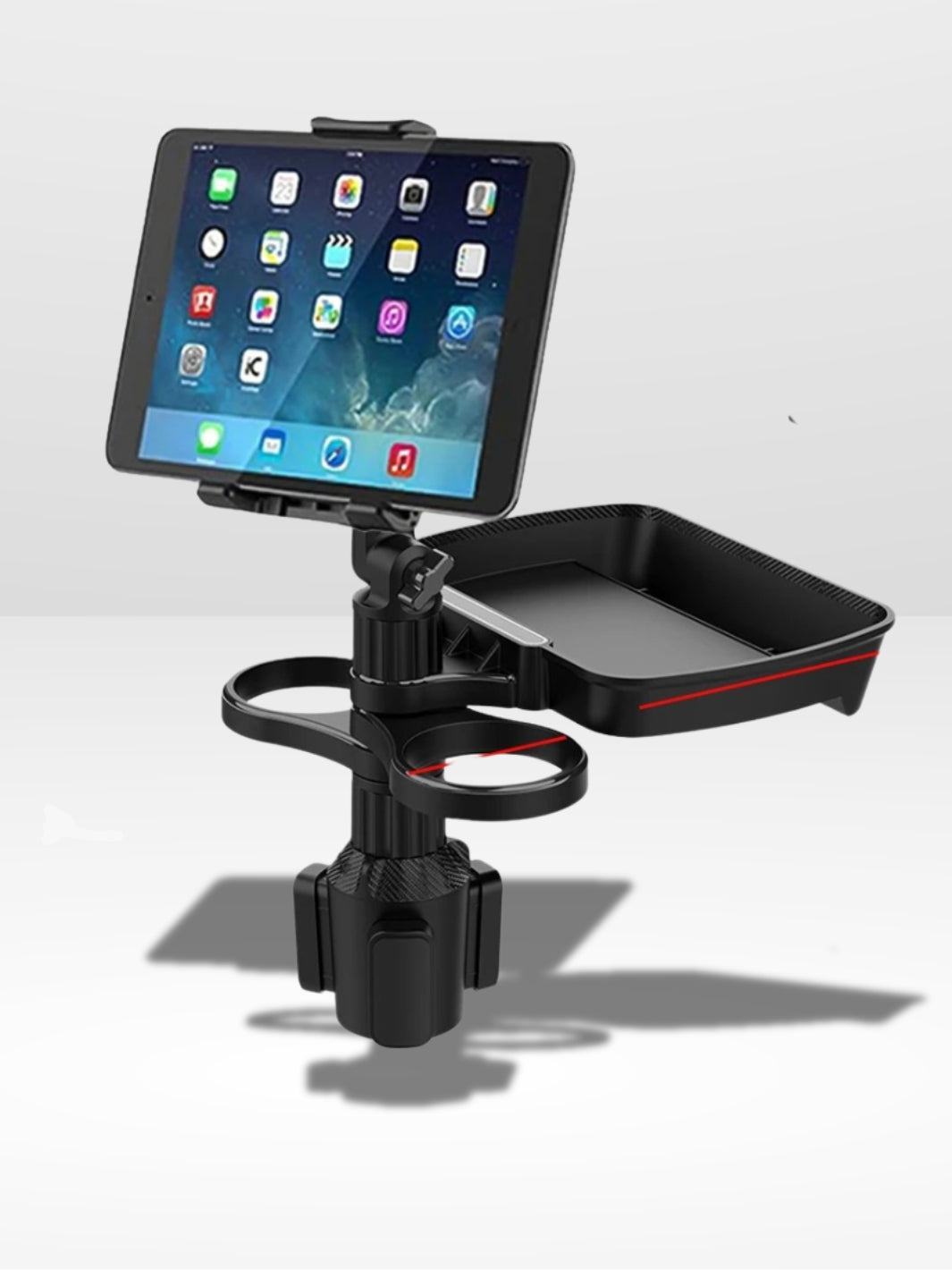 Support Téléphone Voiture avec Porte Gobelet Pratique