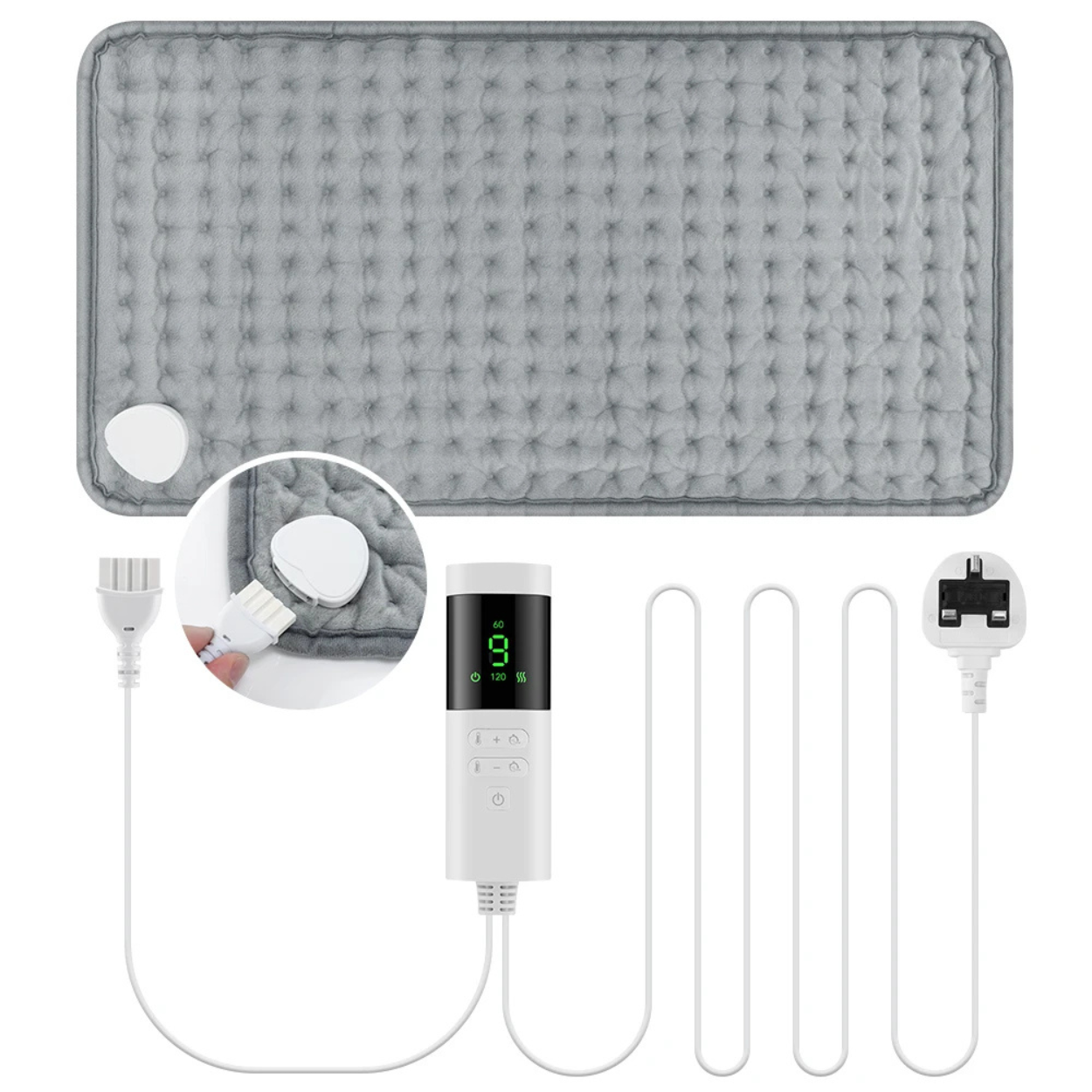 Tapis Électrique Chauffant Doux et Polyvalent